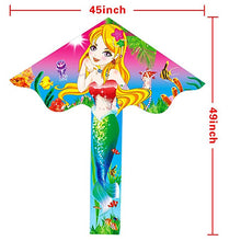 Load image into Gallery viewer, Cartoon Mermaid Kites for kids