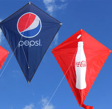 Load image into Gallery viewer, customize full color printing diamond logo kite