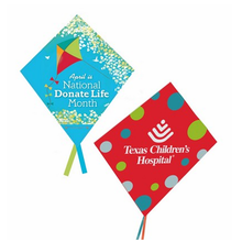 Load image into Gallery viewer, full color printing mini diamond logo kite