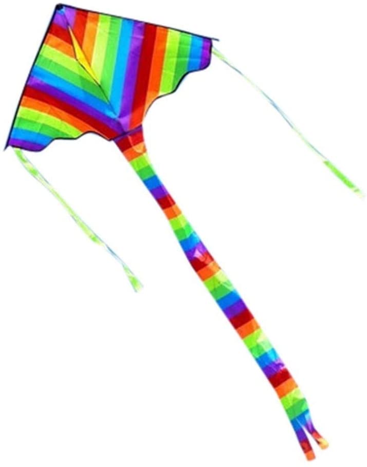 classic rainbow delta kite