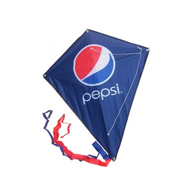 customize full color printing diamond logo kite