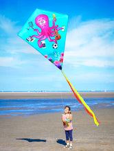 Load image into Gallery viewer, cartoon diamond octopus Kite
